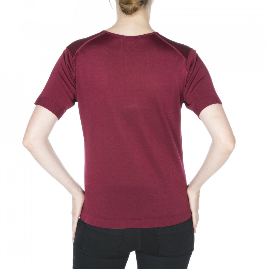 Tshirt col v manches courtes Fil Lumière - Débora