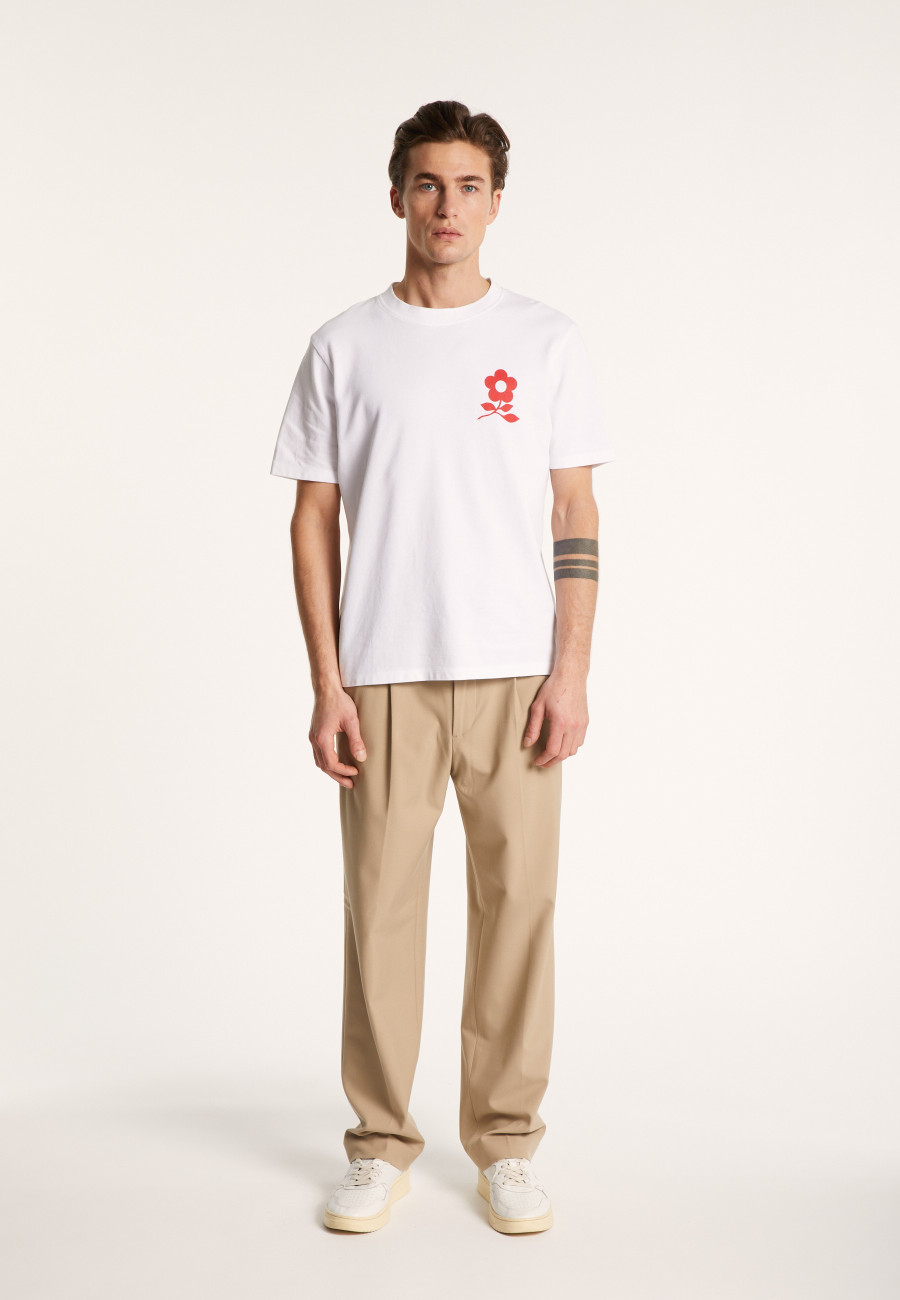 T-shirt en coton avec logo - Bahut 7240 marine - 05 Bleu marine