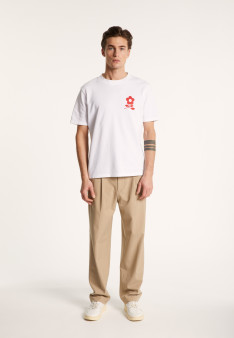 T-shirt en coton avec logo - Bahut 7240 marine - 05 Bleu marine