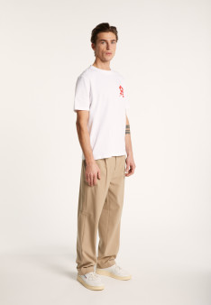 T-shirt en coton avec logo - Bahut 7240 marine - 05 Bleu marine