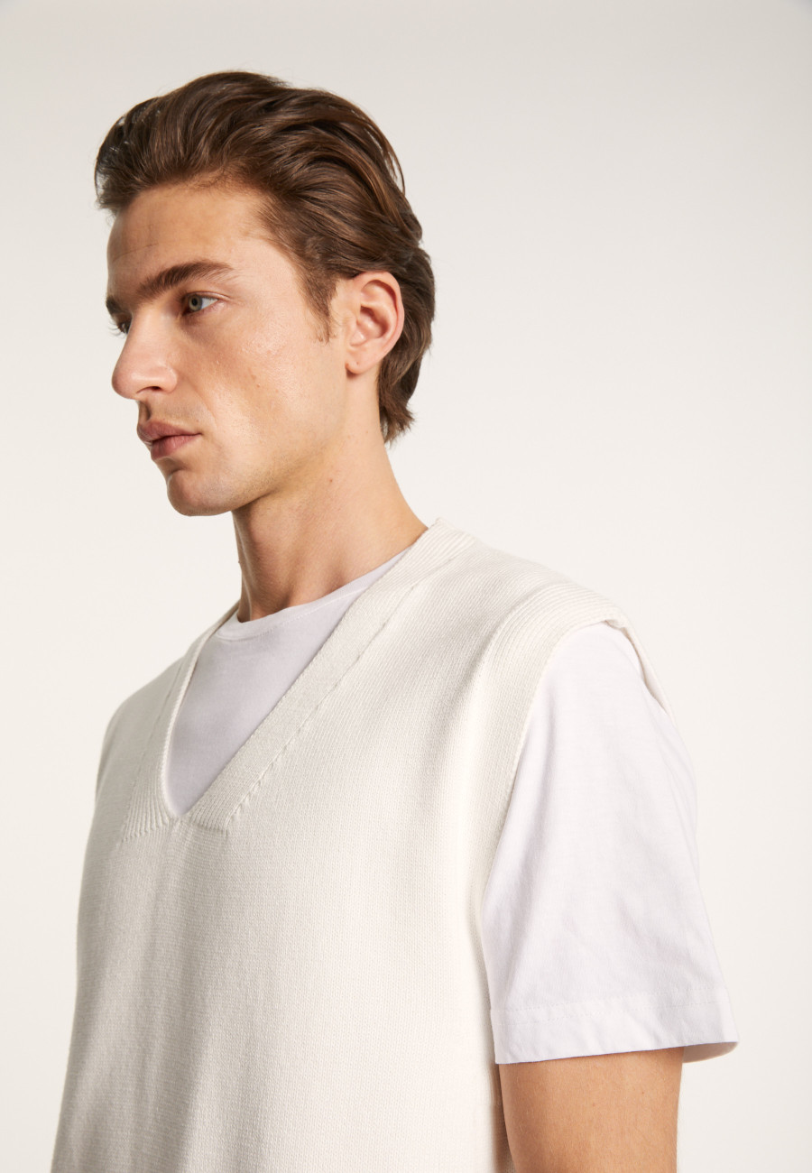 Sleeveless Organic Cotton Sweater - Isodor