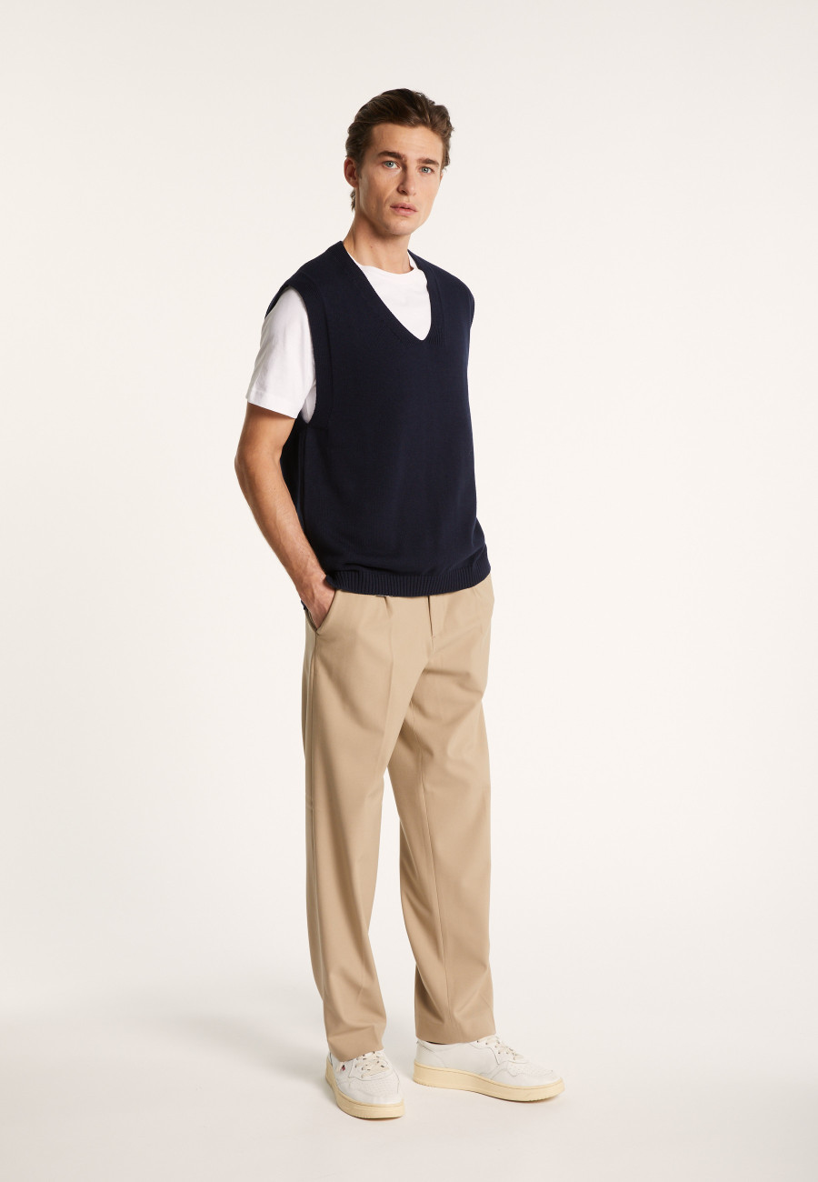 Sleeveless Organic Cotton Sweater - Isodor