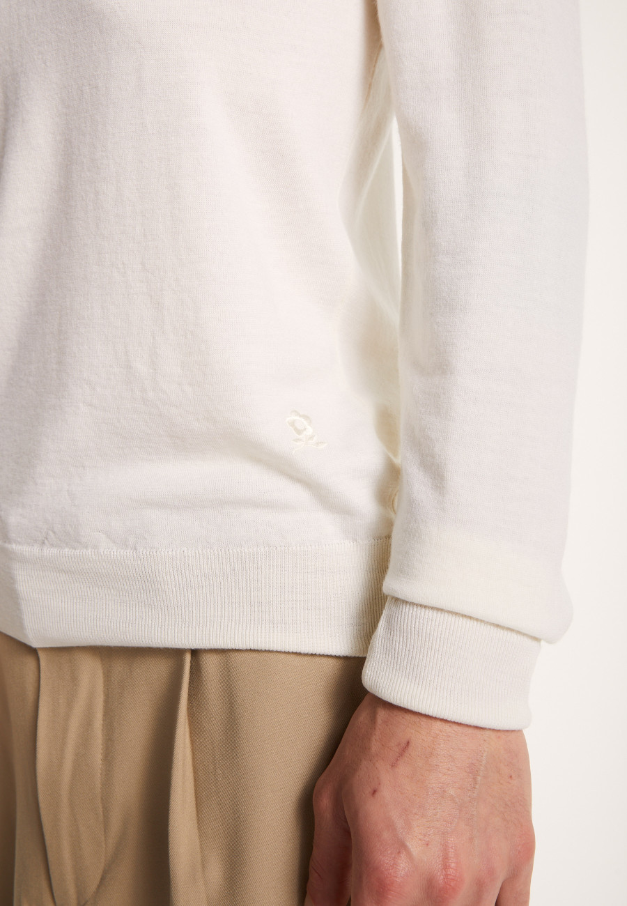 Camisa polo de lã merino de manga comprida - Eni