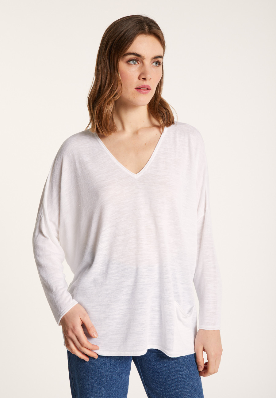 Long Sleeve V-neck T-shirt - Balou