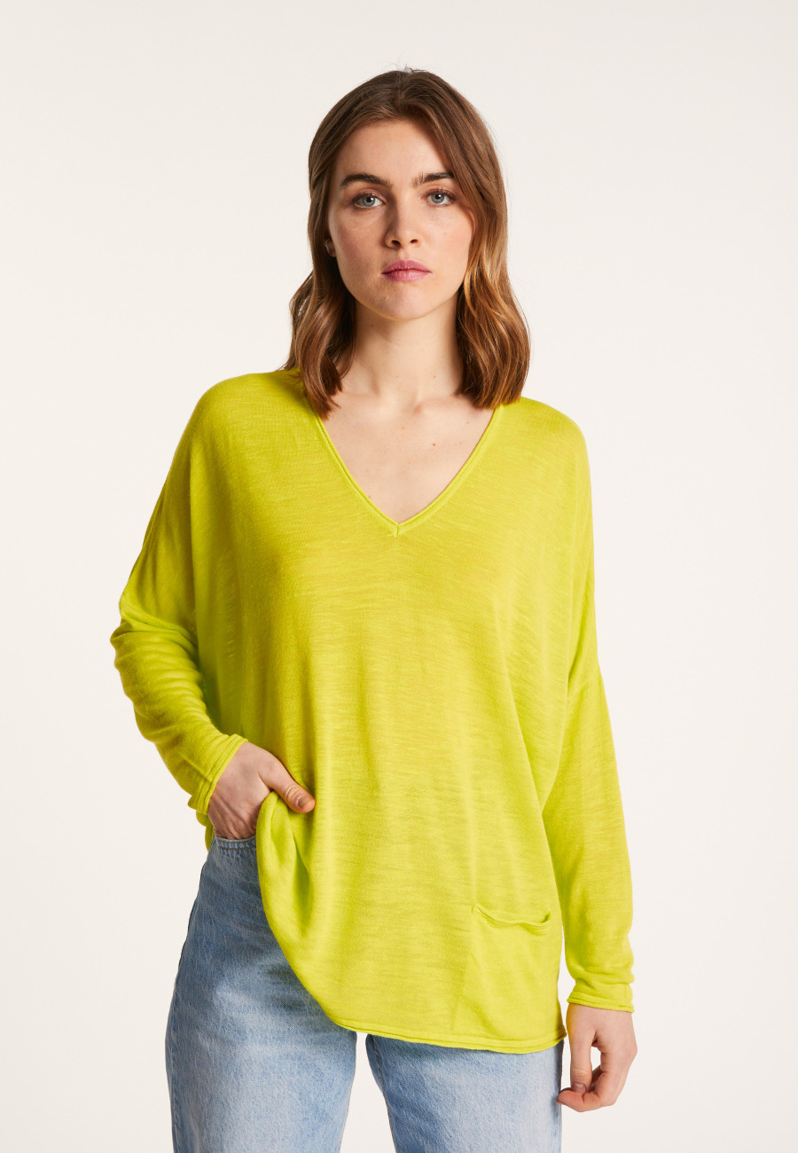 Long Sleeve V-neck T-shirt - Balou