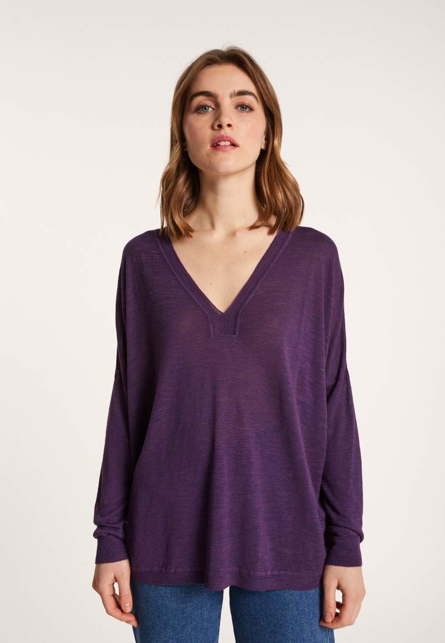 Camiseta de linho Slub - Beja