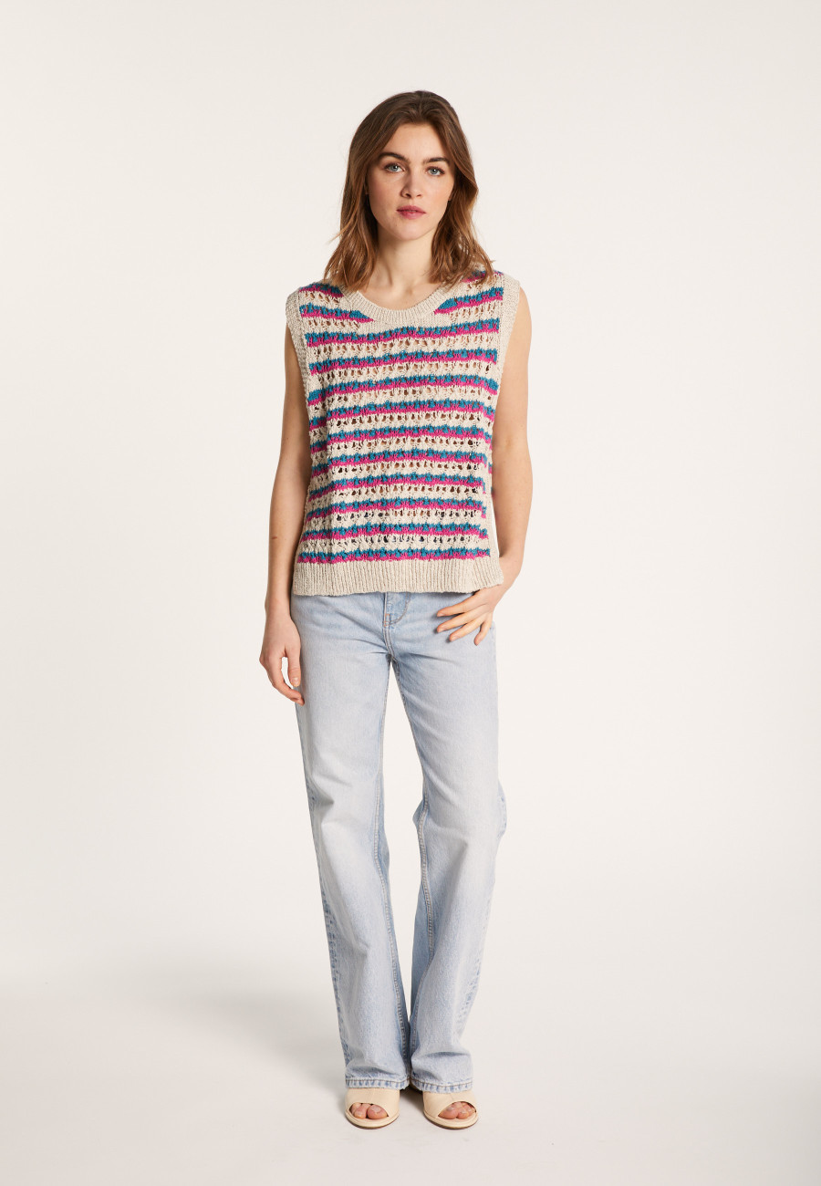 Cotton and Linen Tank Top - Naomie