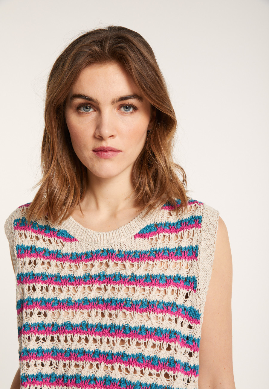 Débardeur coton et lin - Naomie