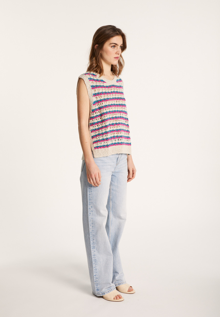 Cotton and Linen Tank Top - Naomie