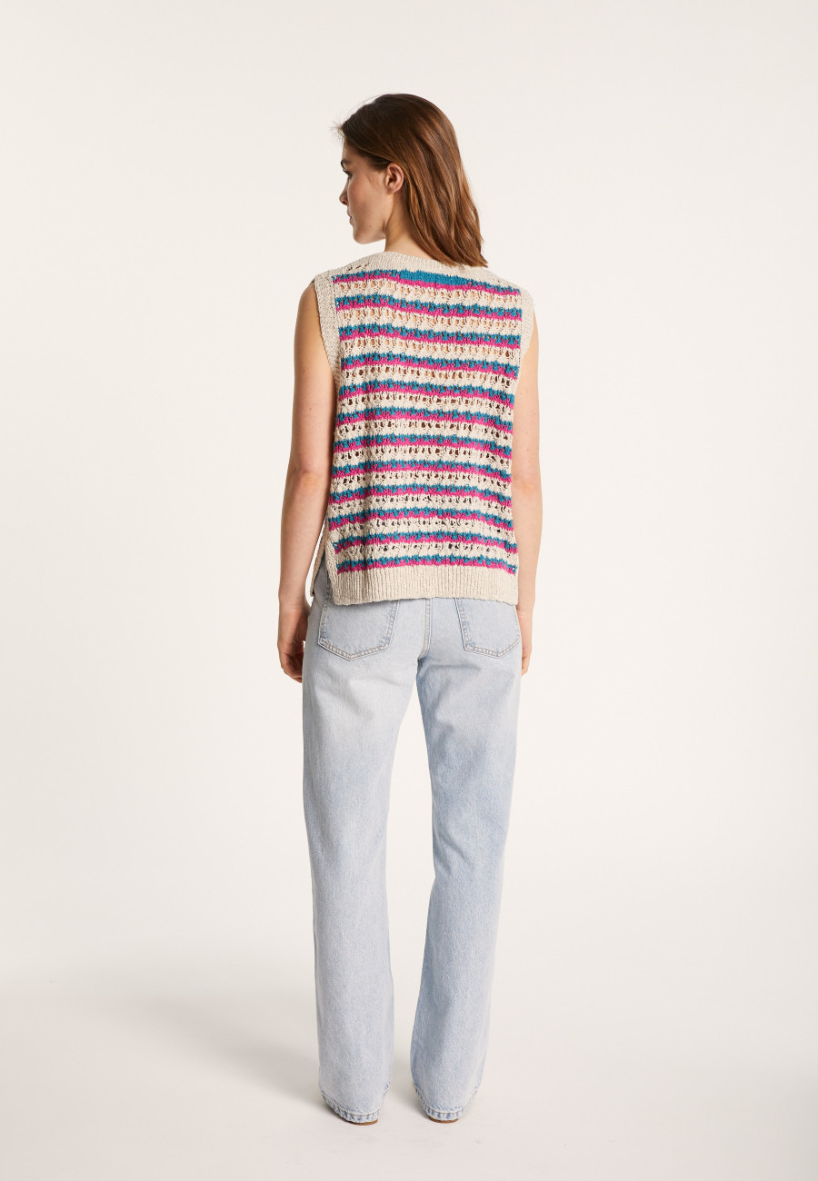 Cotton and Linen Tank Top - Naomie