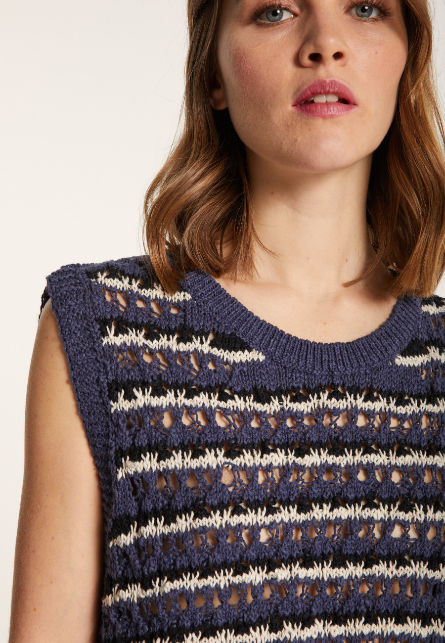 Regata de algodão e linho - Naomie