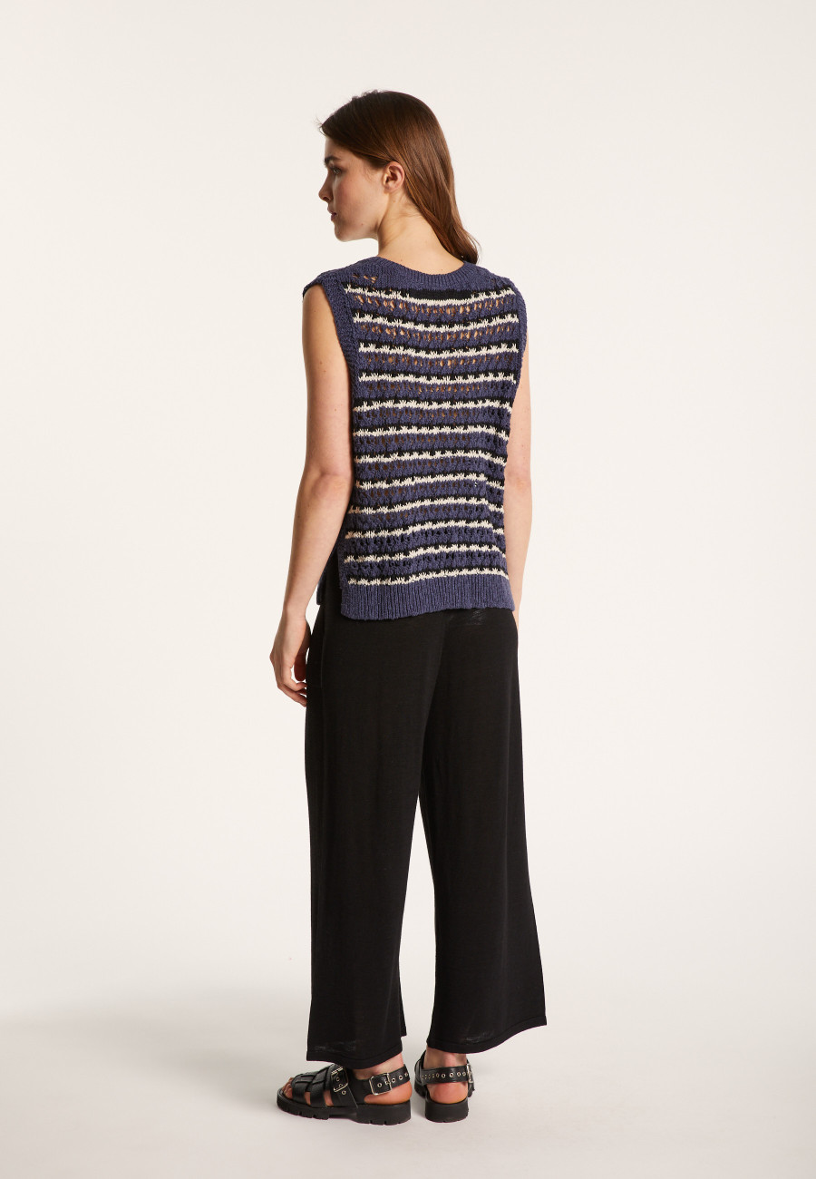 Regata de algodão e linho - Naomie