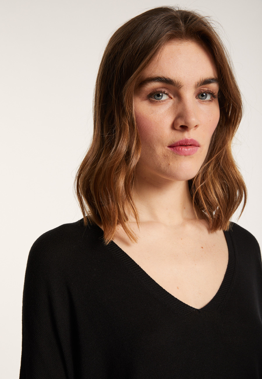 Loose viscose and silk T-shirt - Nahla