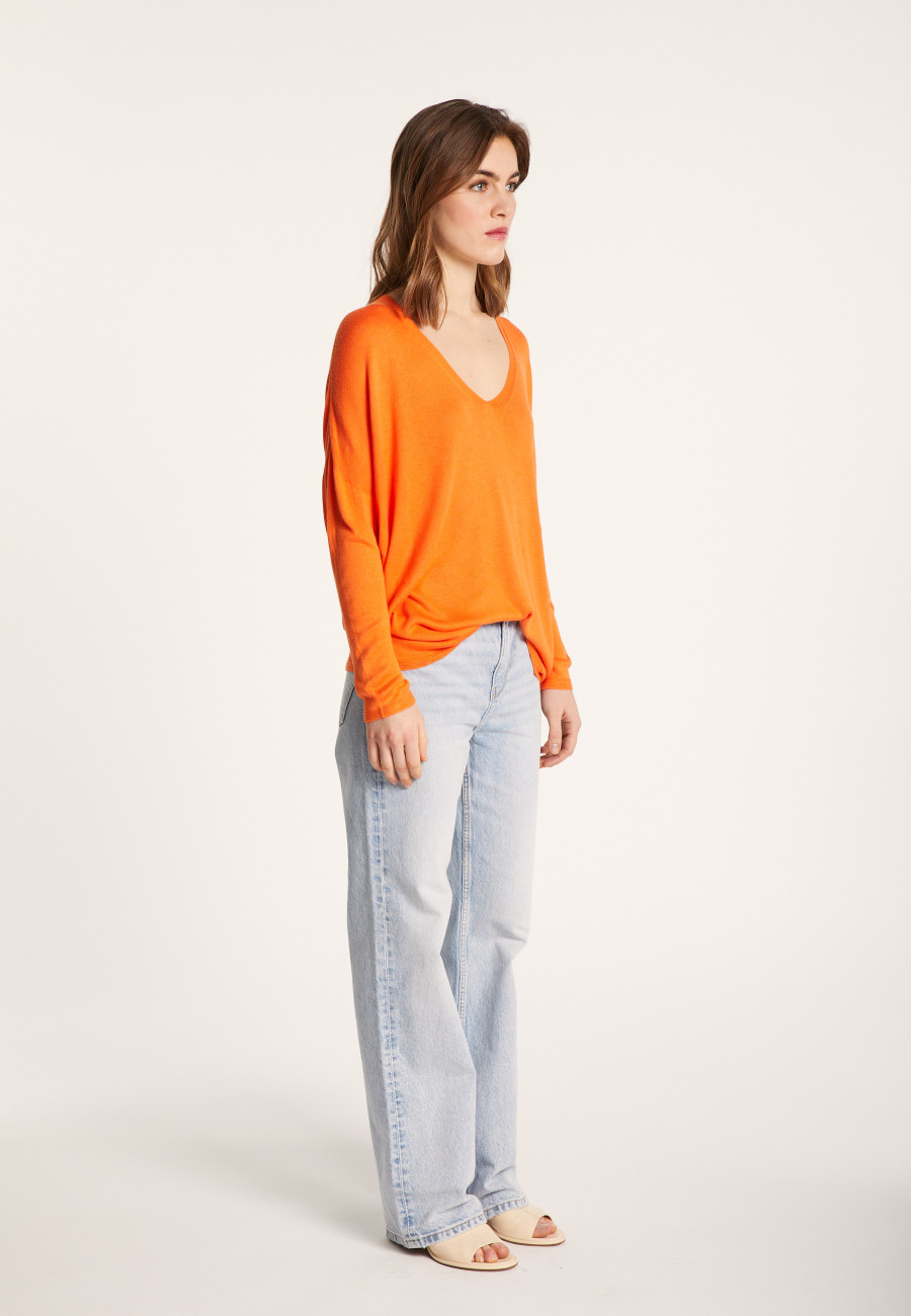 T-shirt ample en viscose et soie - Nahla