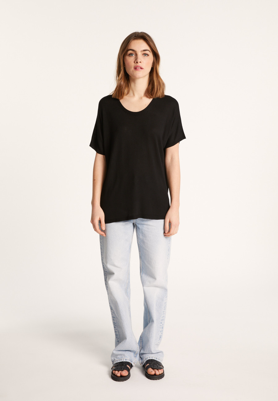Loose-fitting T-shirt with slits - Nova