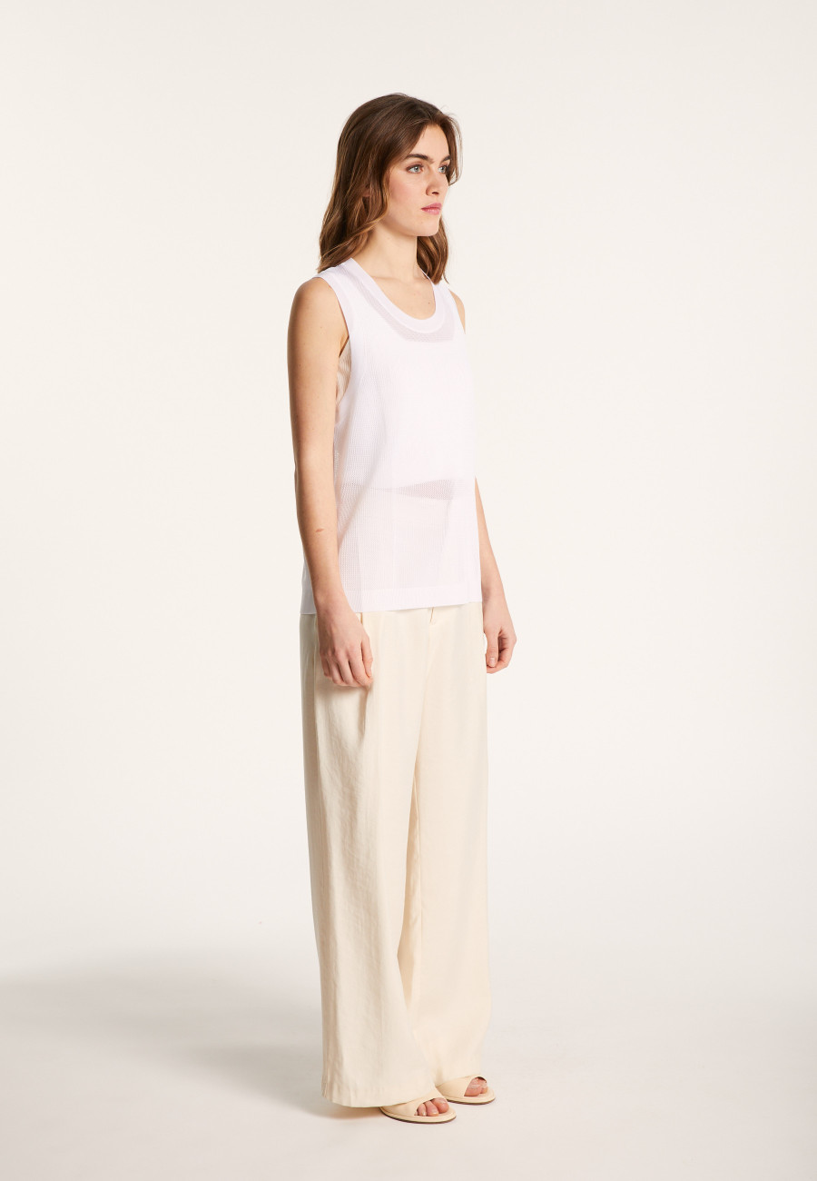 Débardeur ajouré en Fil Lumière - Linda