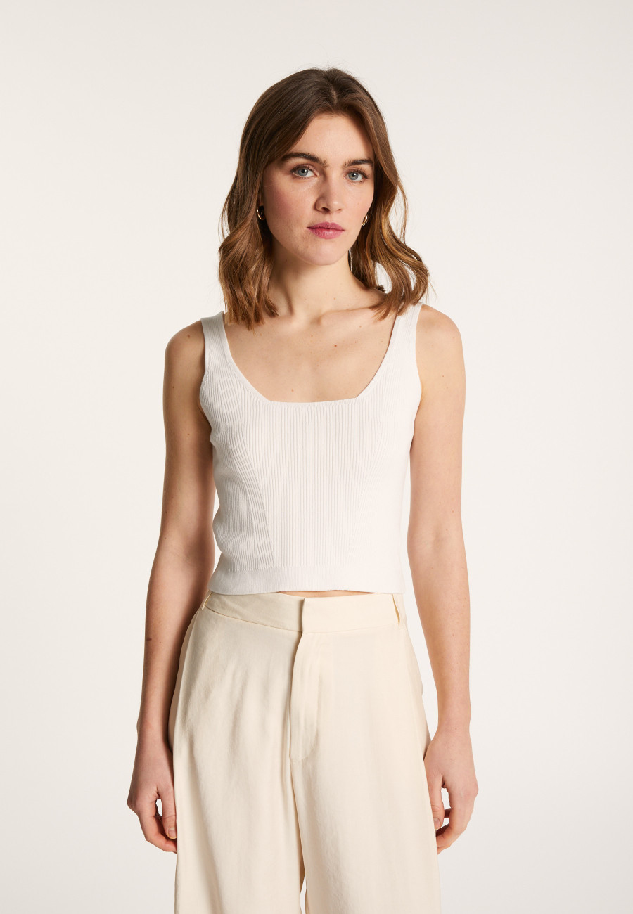 Technical Cotton Tank Top - Léonore