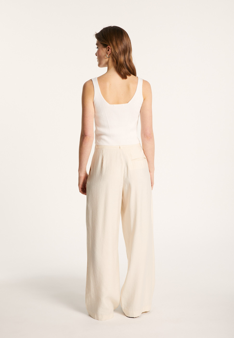 Technical Cotton Tank Top - Léonore