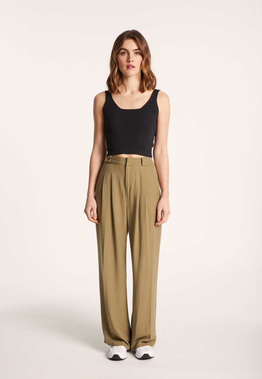 Technical Cotton Tank Top - Léonore