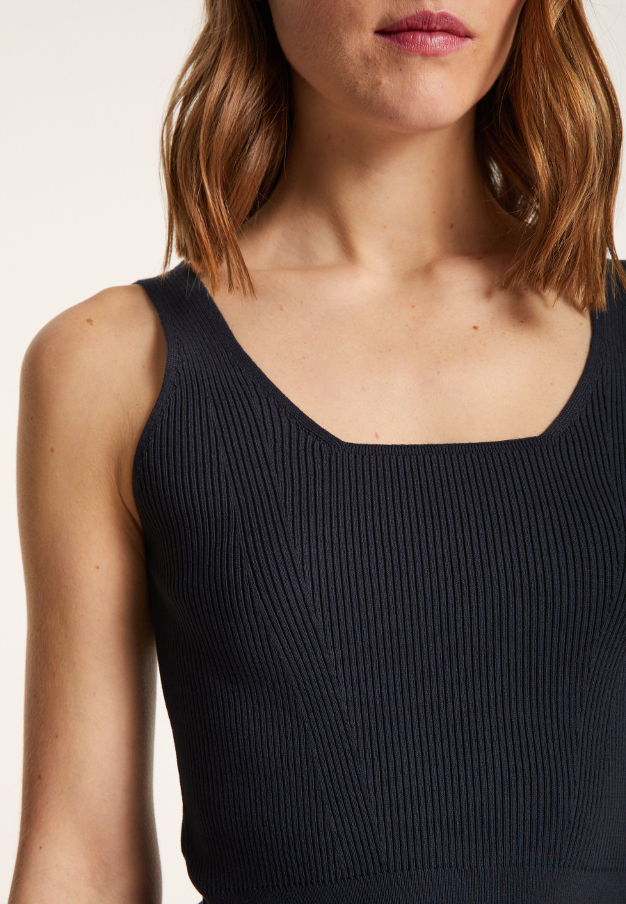 Technical Cotton Tank Top - Léonore