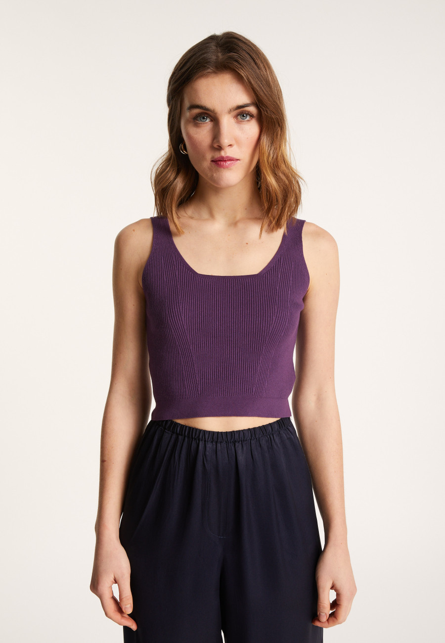 Technical Cotton Tank Top - Léonore