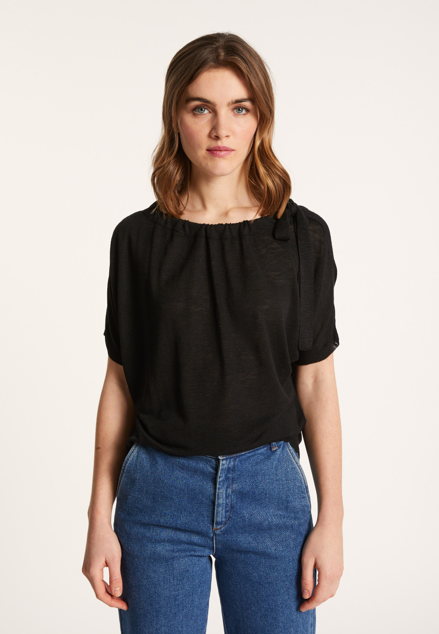 T-shirt en lin flammé - Lise