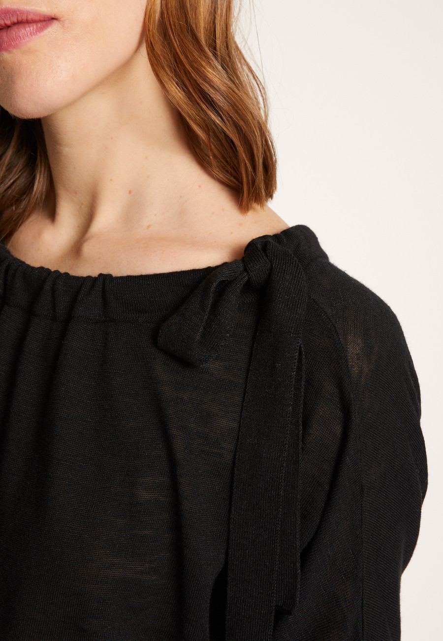 T-shirt en lin flammé - Lise