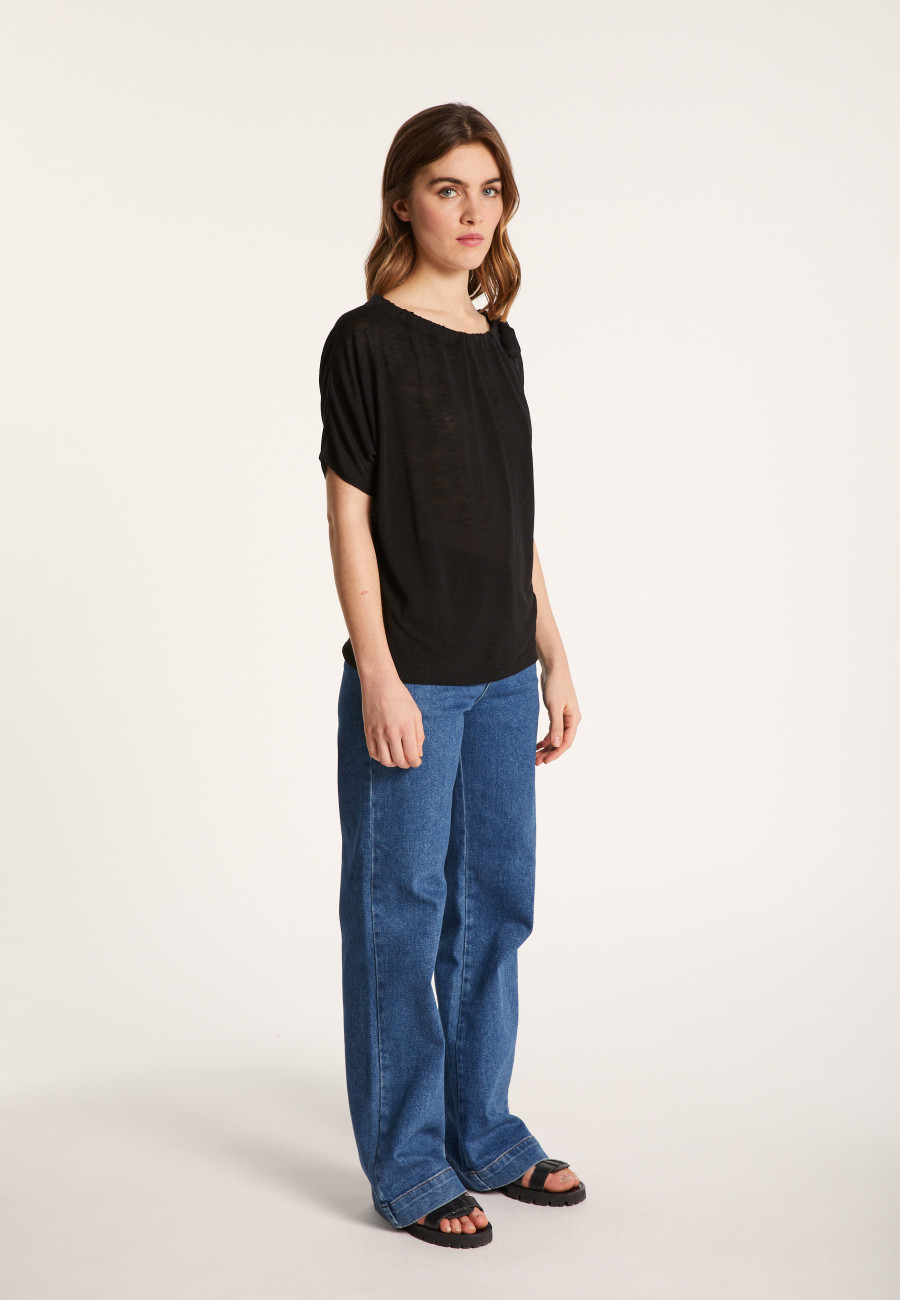 T-shirt en lin flammé - Lise