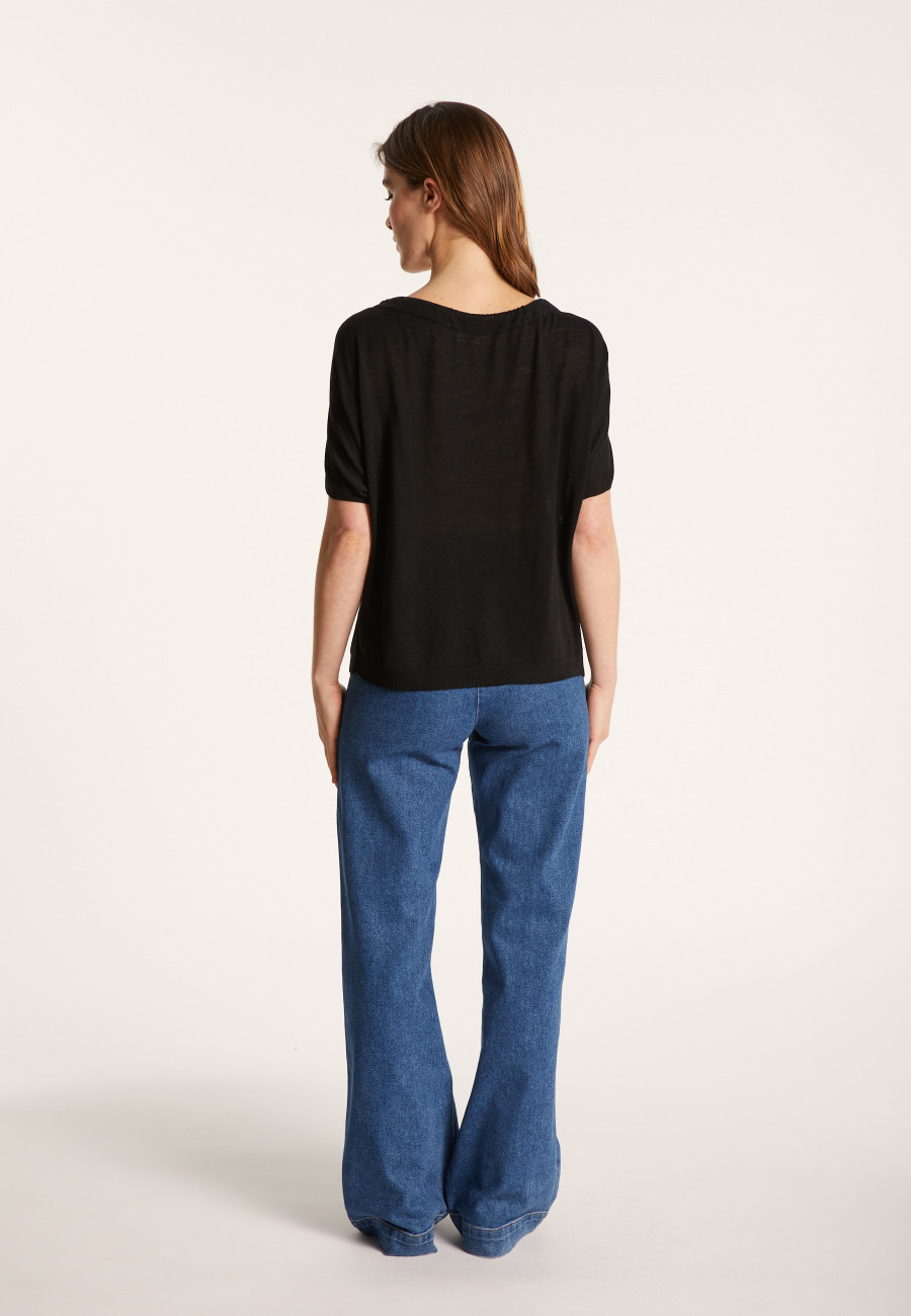 T-shirt en lin flammé - Lise