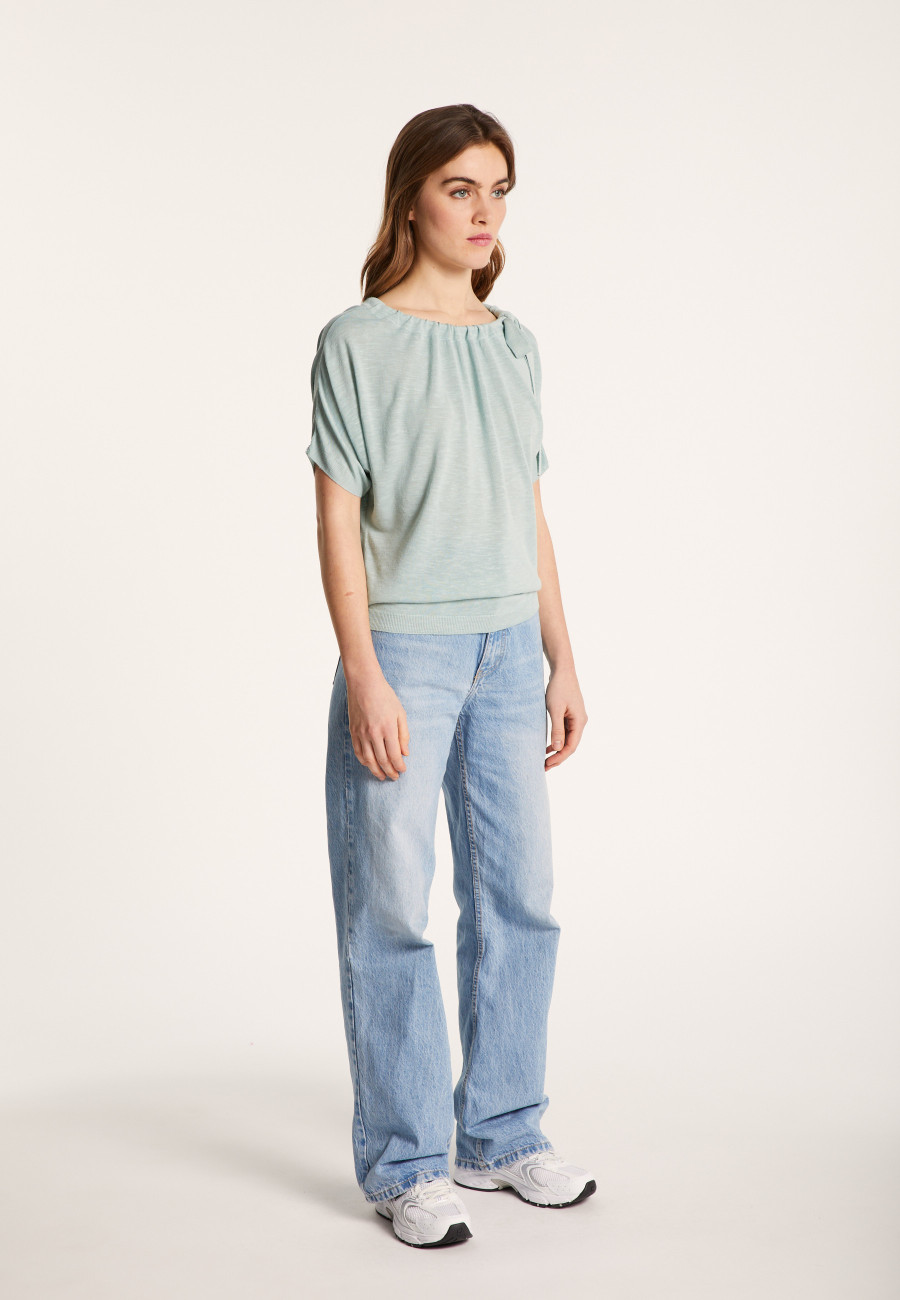 Soft slub linen t-shirt - Lise