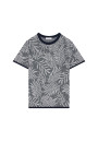 T-shirt col rond à motifs - Isham