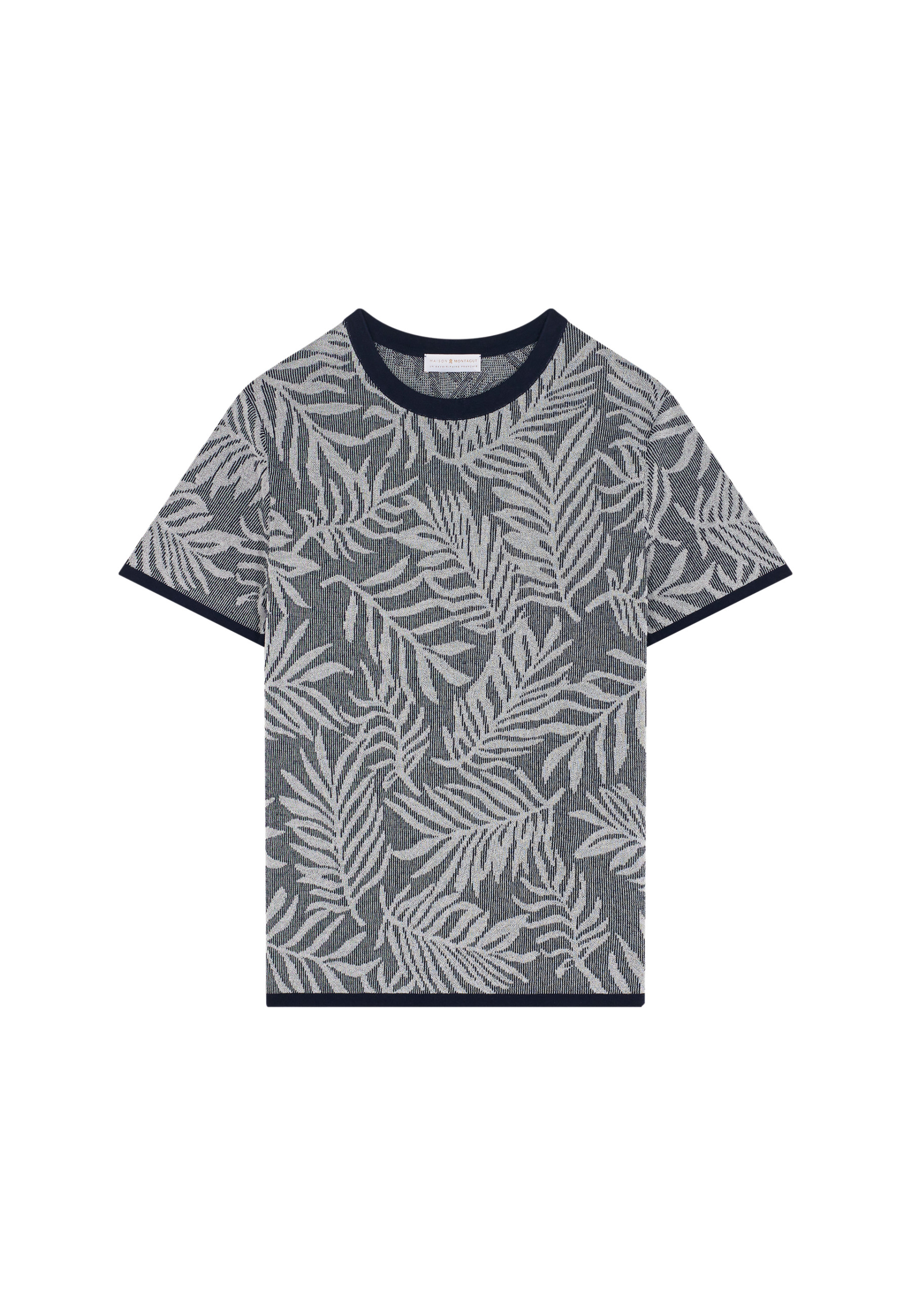 T-shirt col rond à motifs - Isham