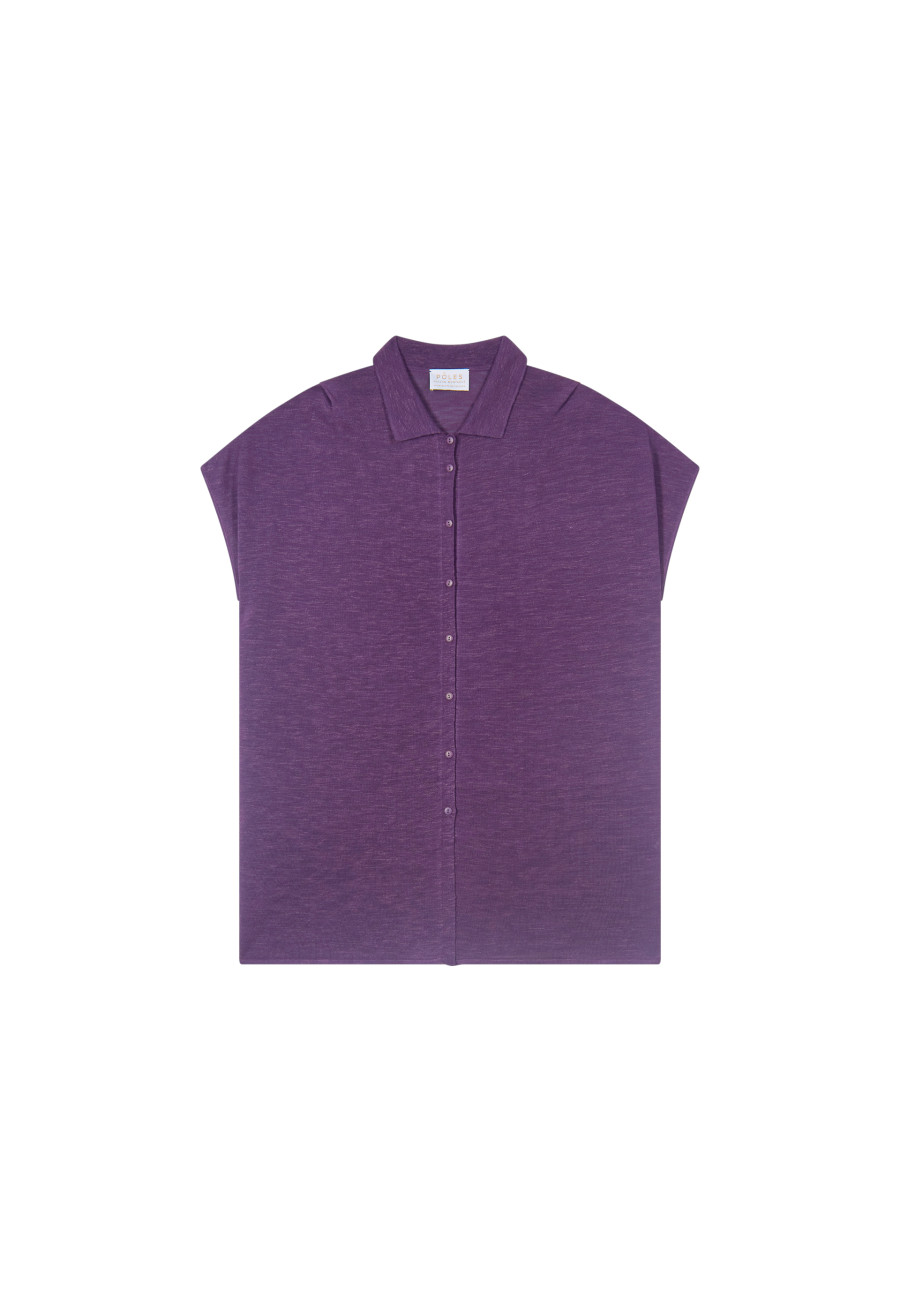 Long slub linen vest - Nora