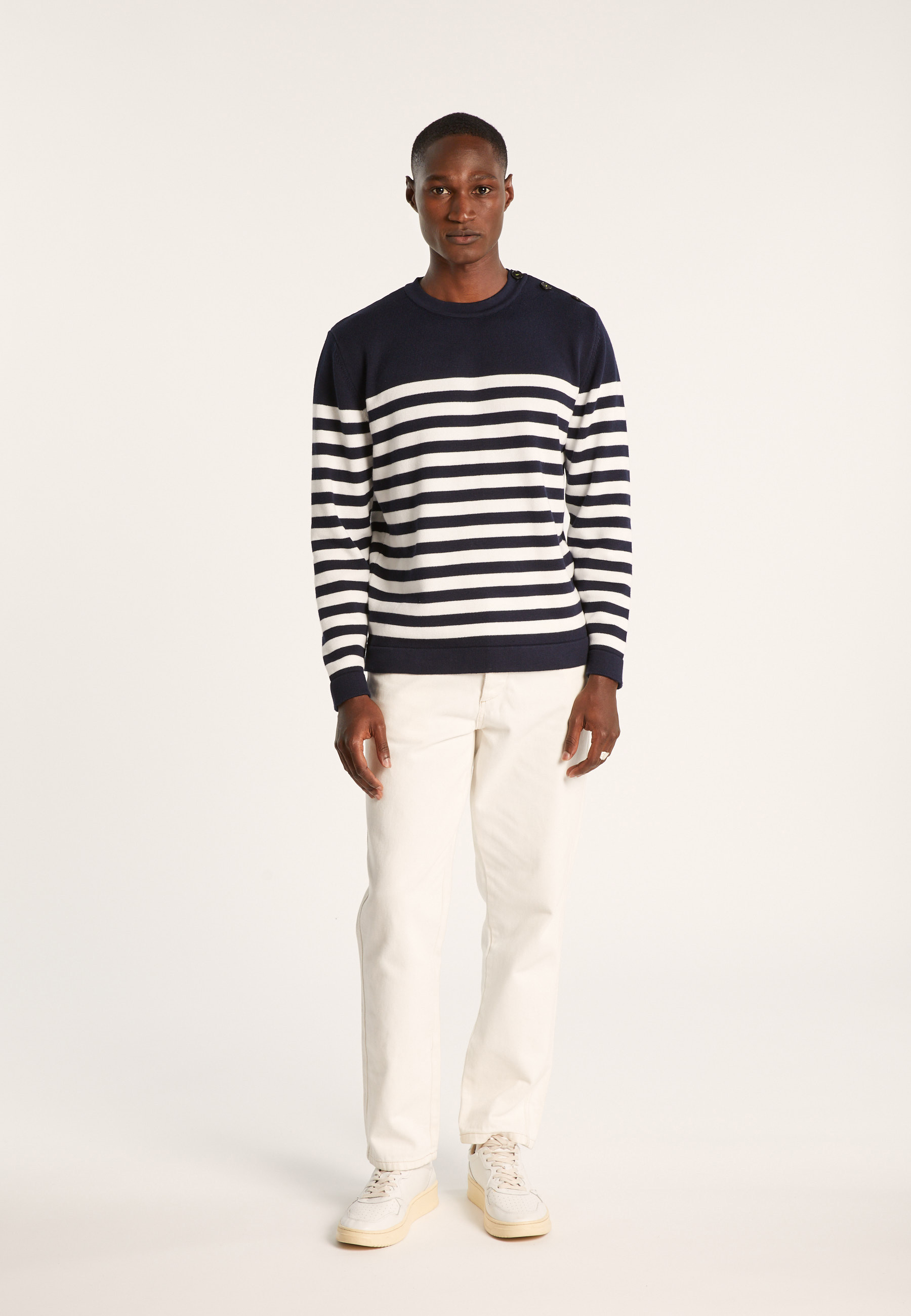 Pull marinière en coton - Iris