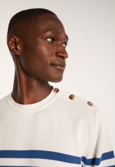 Pull marinière en coton - Iris