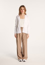 Slub linen vest - Louisa