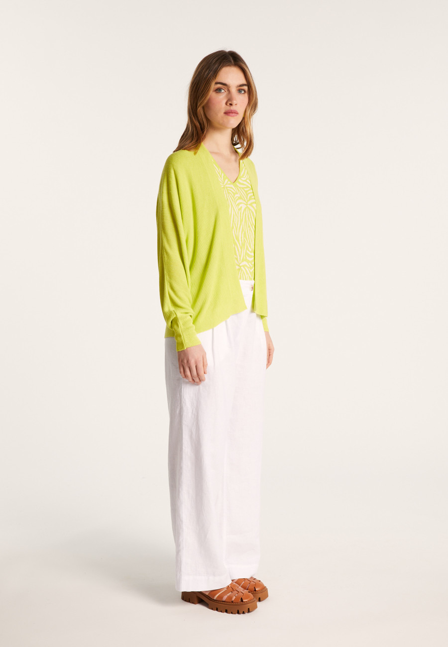 Slub linen vest - Louissa