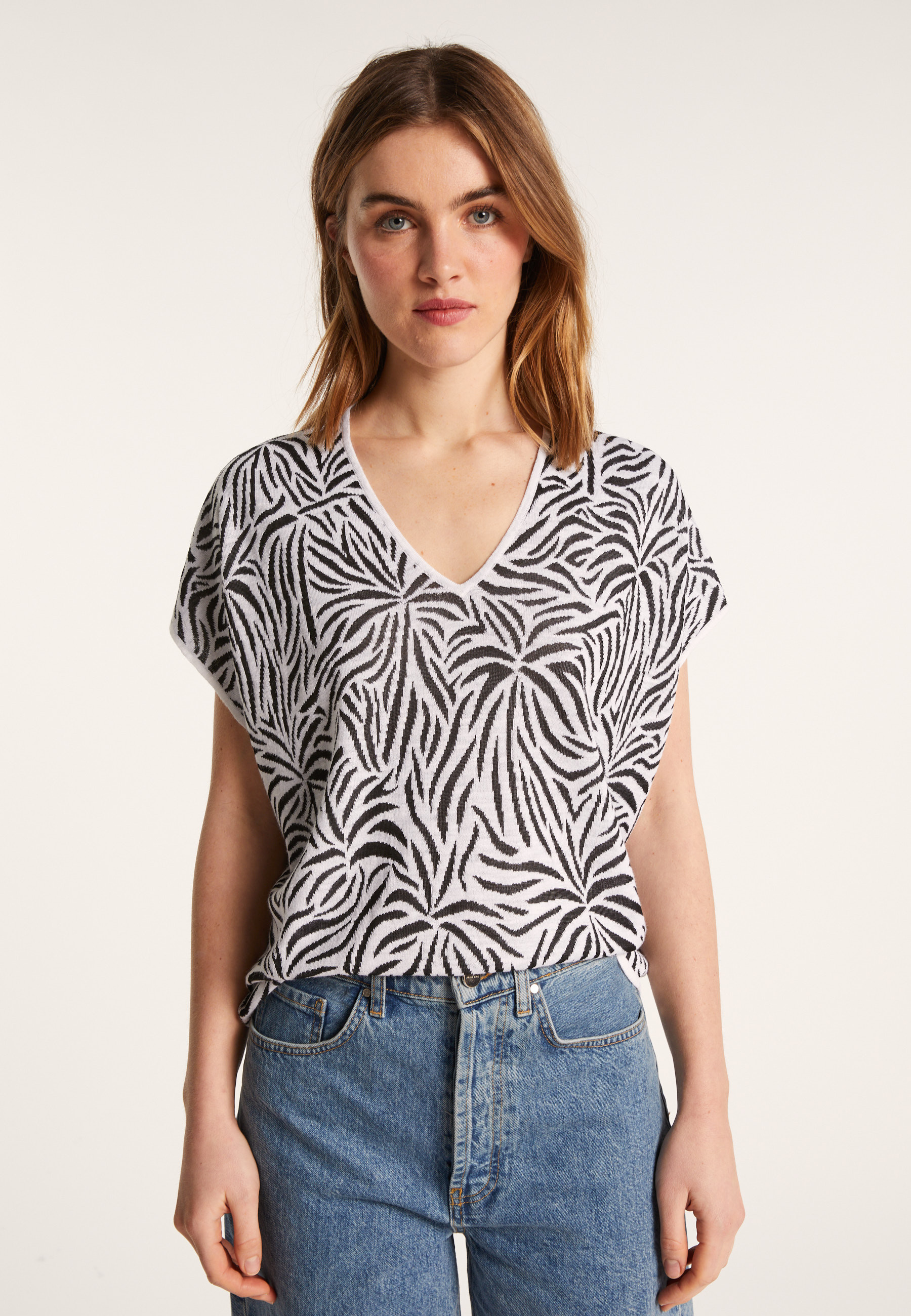 Light slub linen t-shirt - Leona