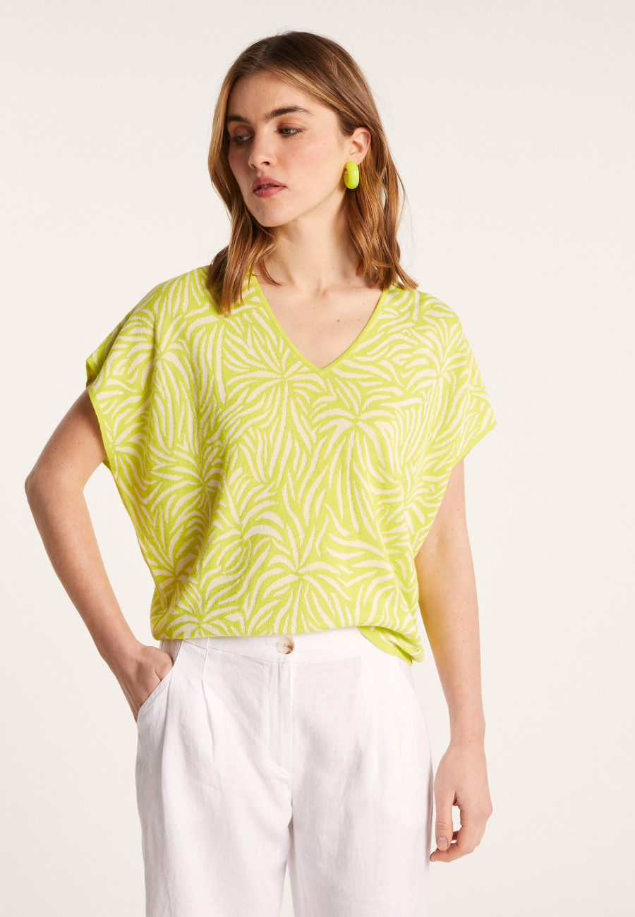 Camiseta leve de linho slub - Leona