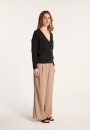 Gilet col V en coton et lin - Nais