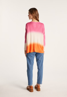 Long-sleeved dip dye t-shirt - Nahla Bis
