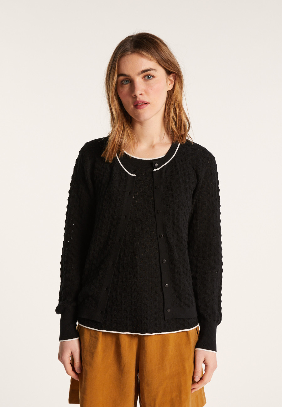 Cardigan en coton bio - Lanaelle