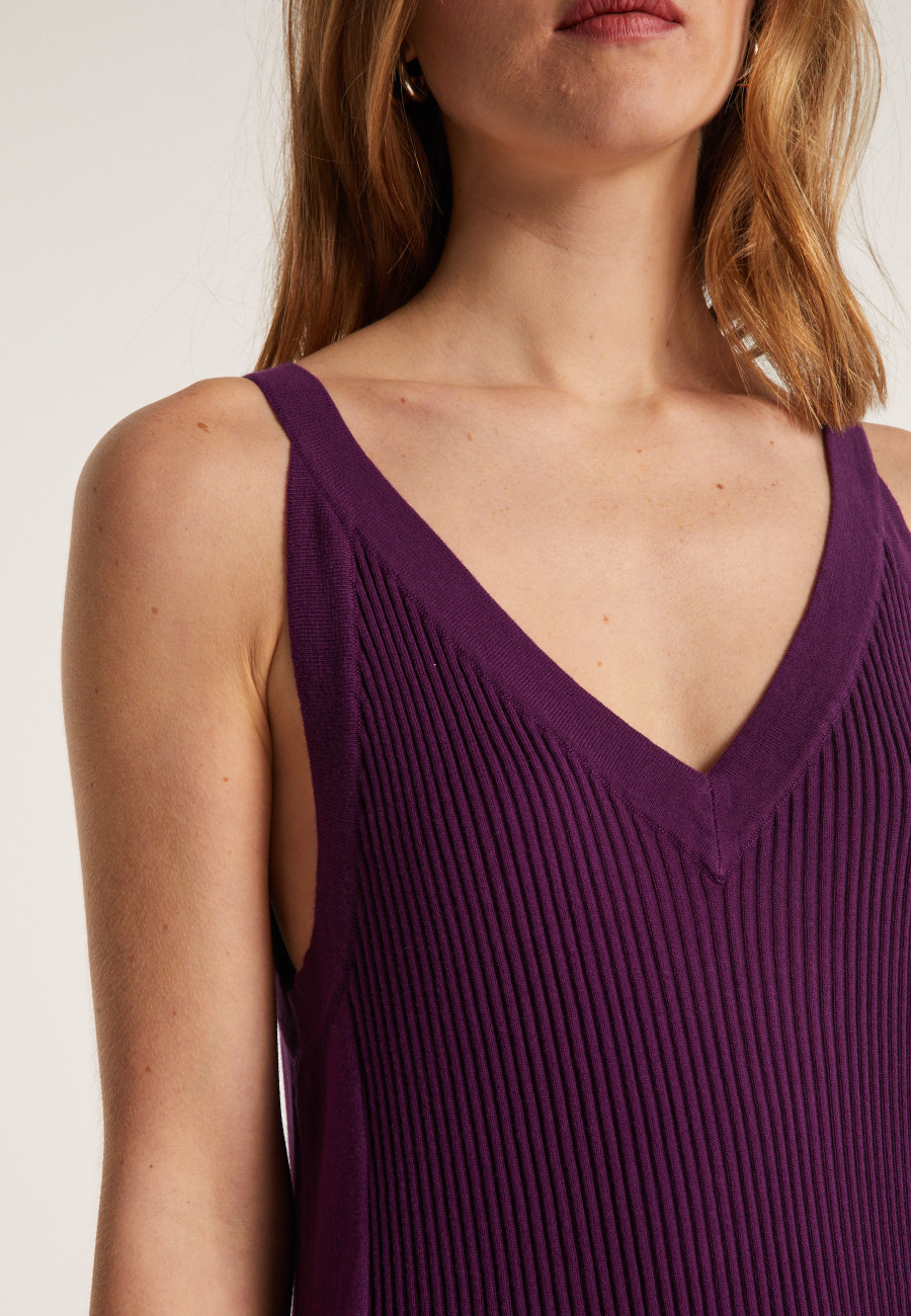 Long dress in organic cotton - Leah