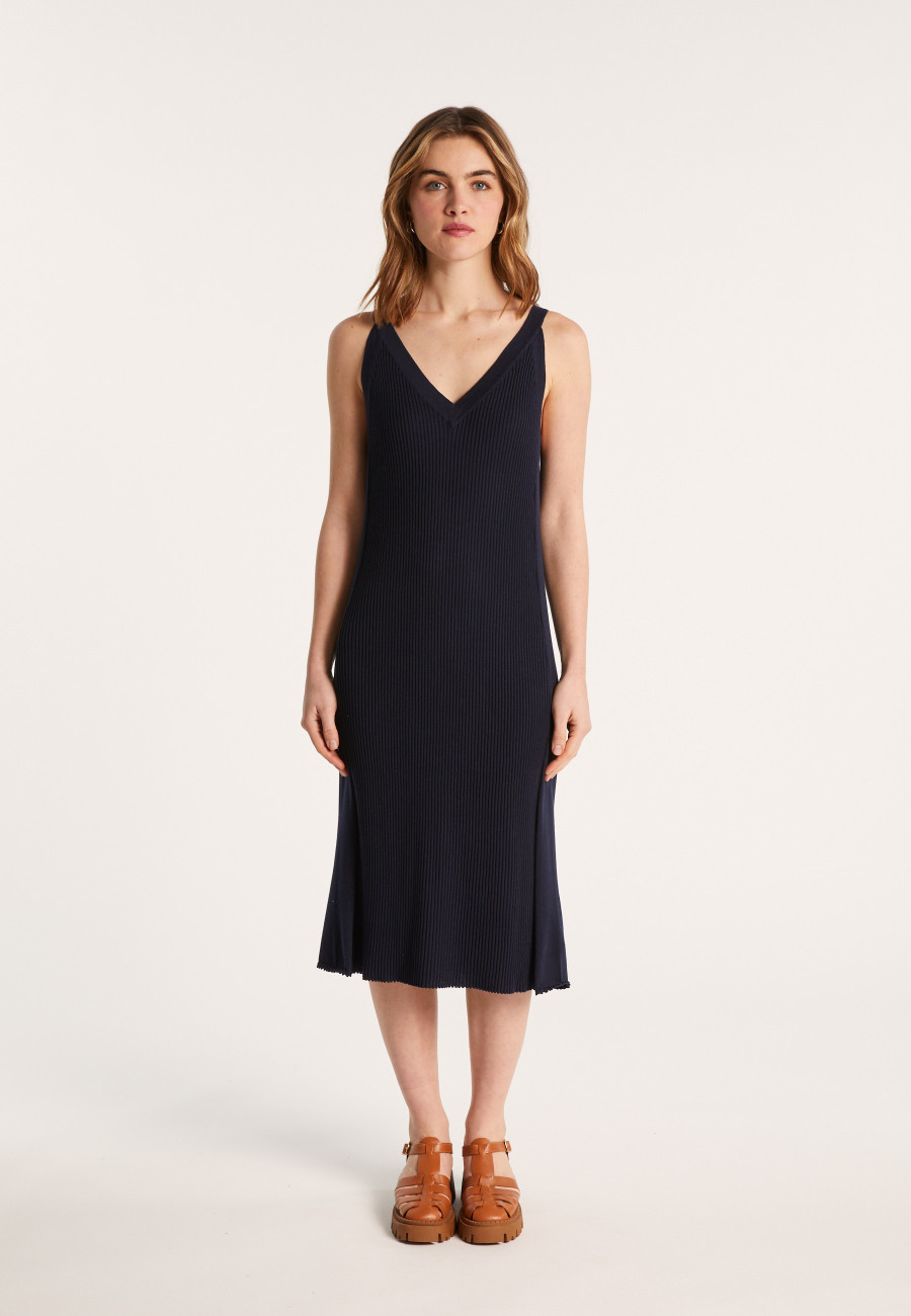 Long dress in organic cotton - Leah