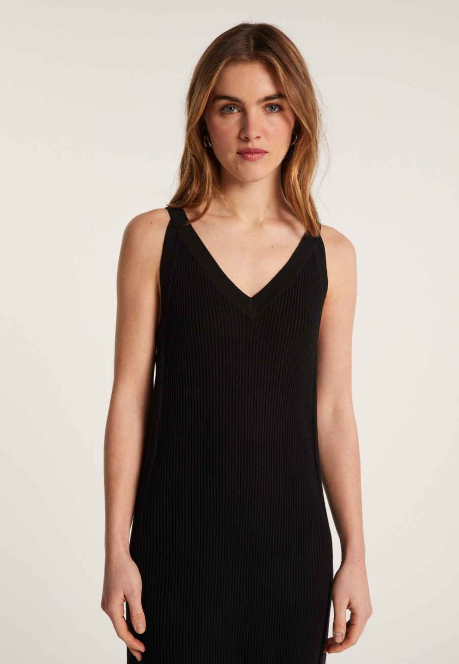 Long dress in organic cotton - Leah