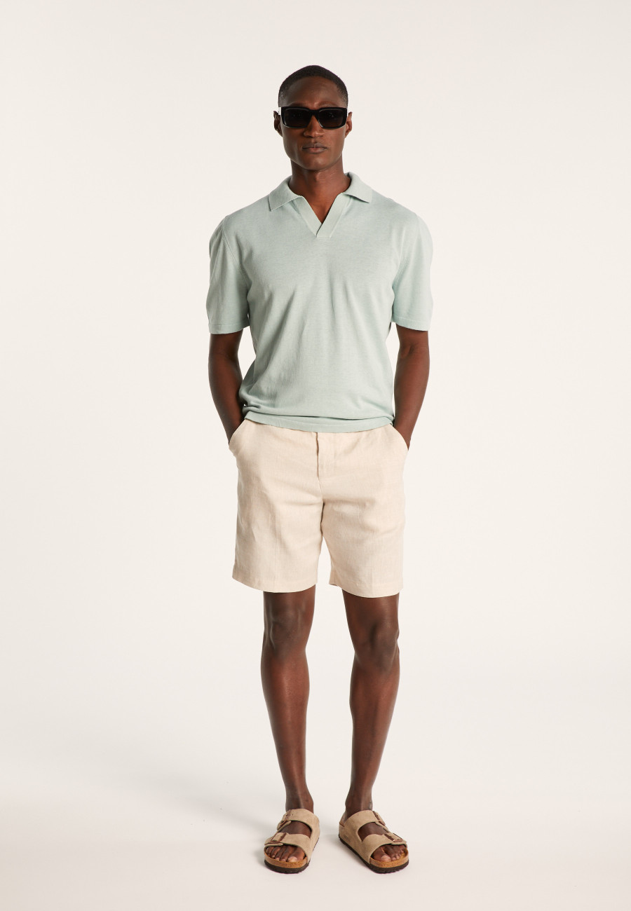 Polo coton lin - Iouri