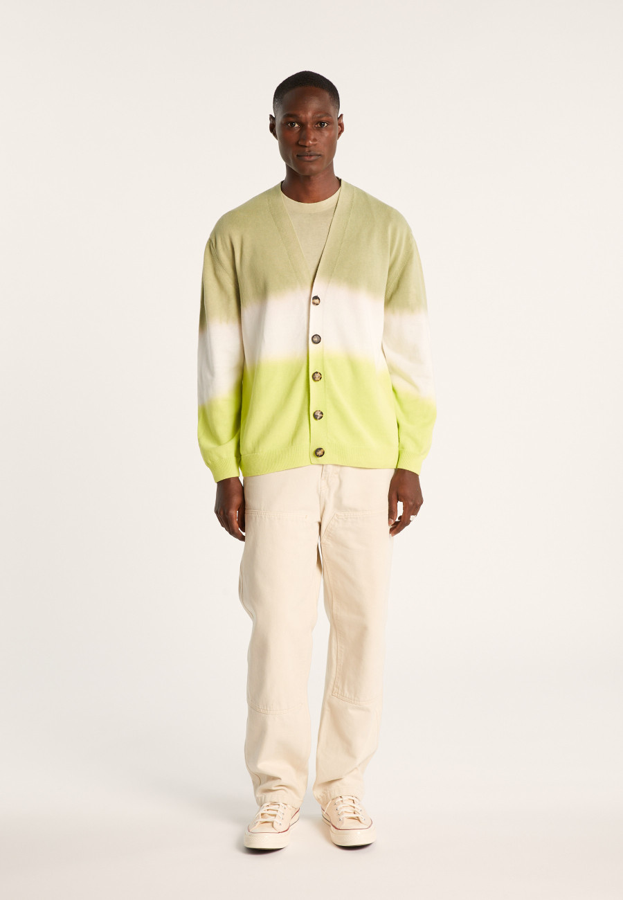 Cardigan dip&dye coton et lin - Irmin