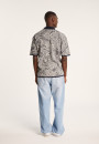 Chemise graphique en coton et lin - Ismael