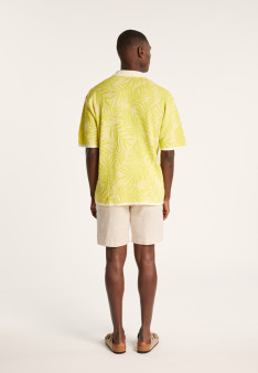 Chemise graphique en coton et lin - Ismael