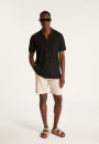 Chemise manches courtes en lin flammé - Icarus